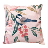 Pretty Bird Cotton Linen Blend Cushion 48cm Square