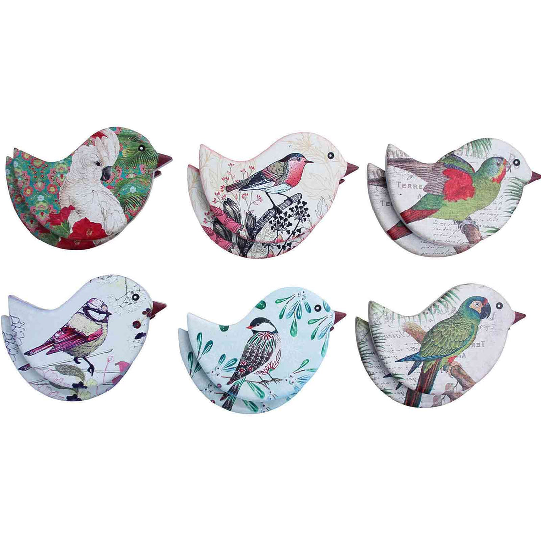 Pretty Birds Magnets