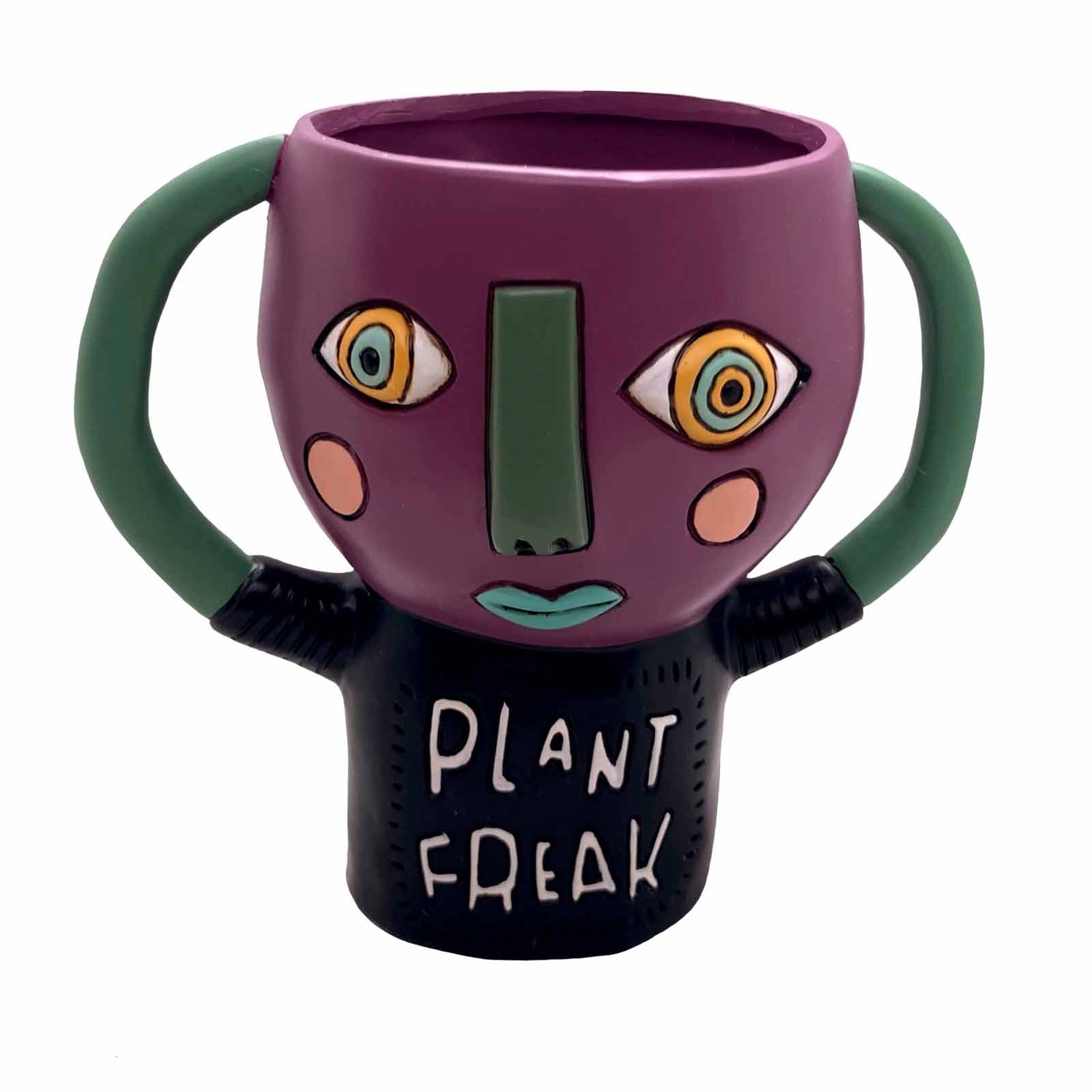 Purple Plant Freak Pot Planter Allen Designs