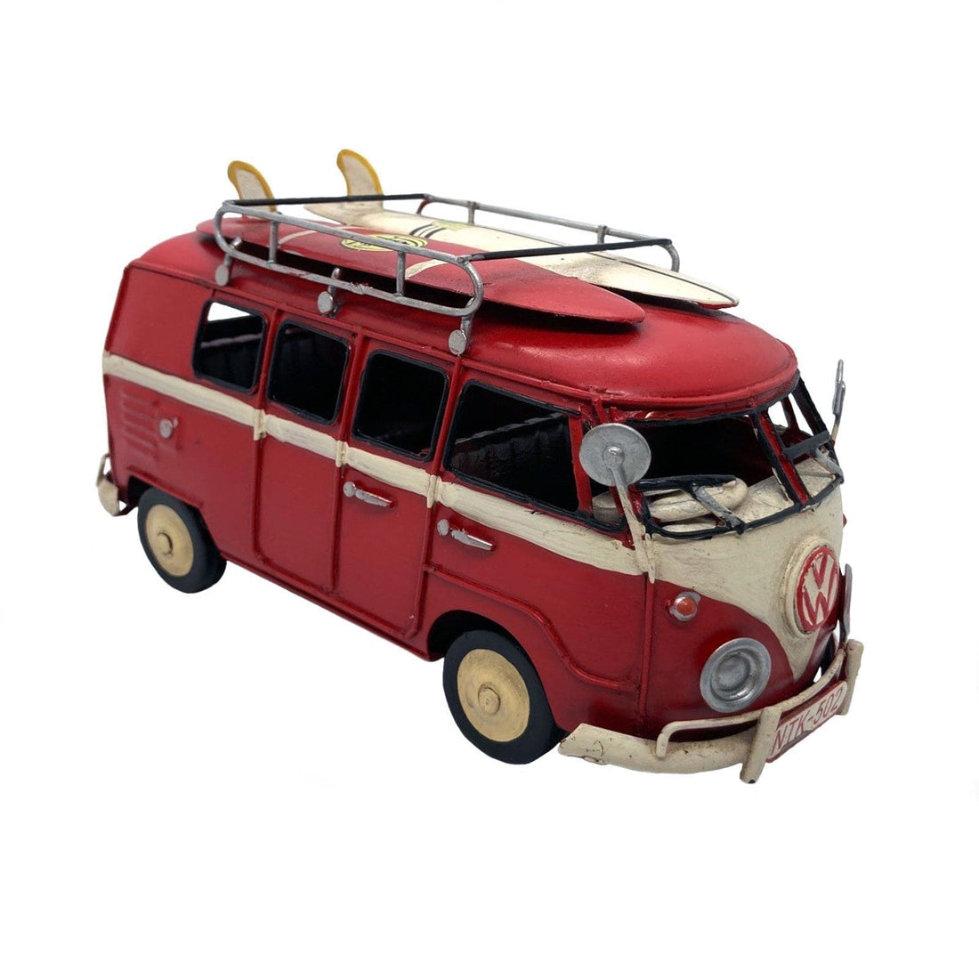 Officially Licensed 21cm Red Kombi with Surfboards