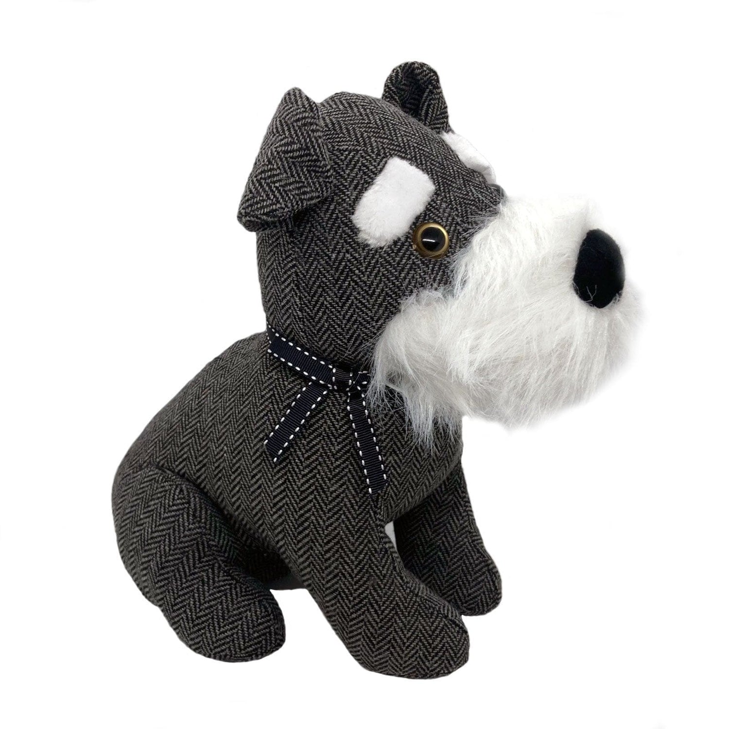 Schnauzer Dog Fabric Doorstop