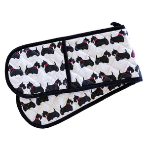 SCOTTIE DOGS Double Oven Glove