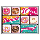 Donuts Set of 9 Nostalgic Art Magnets