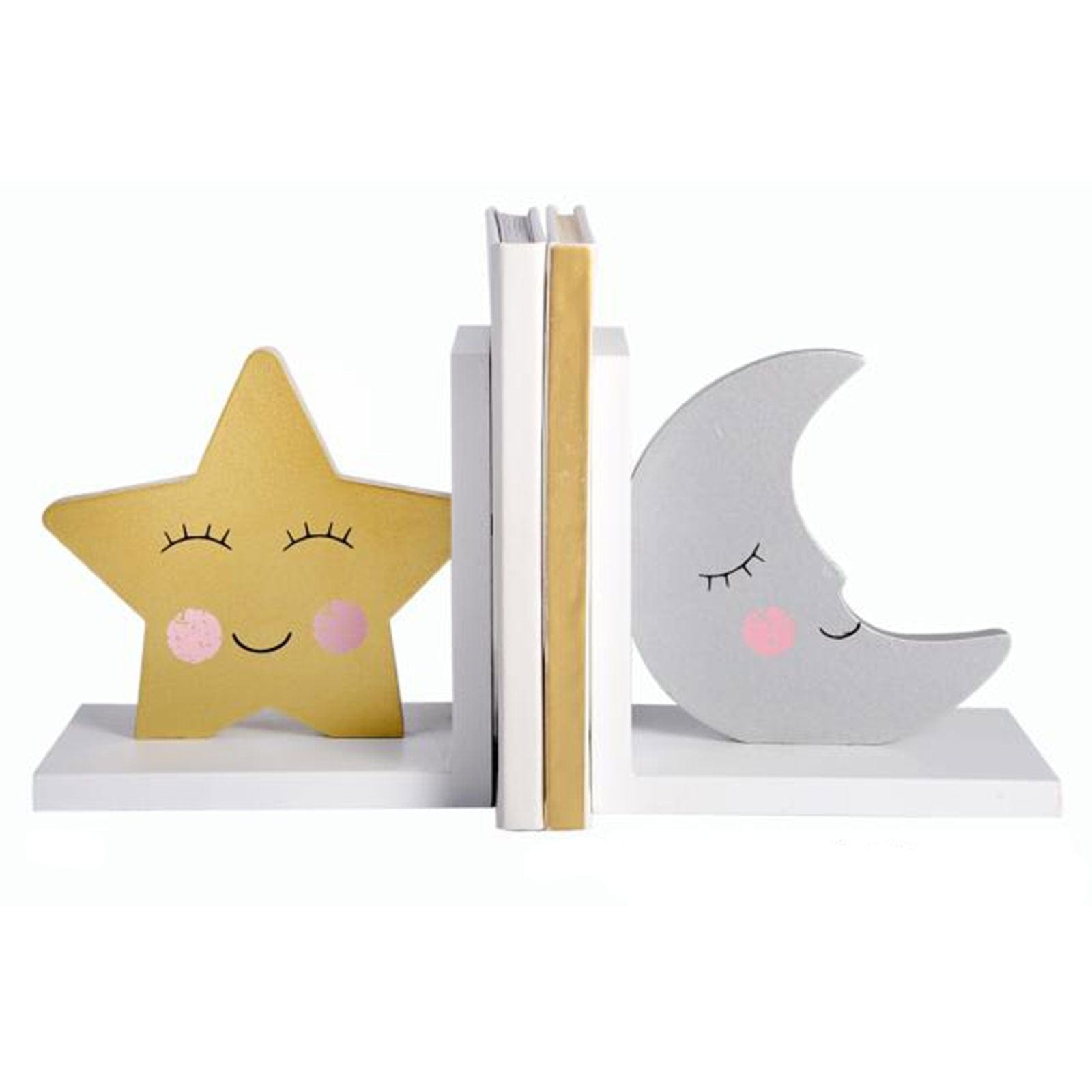 Star and Moon Bookends.