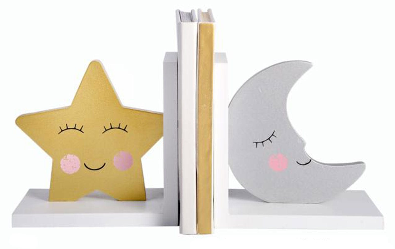 Star and Moon Bookends.