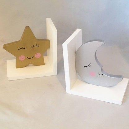 Star and Moon Bookends.