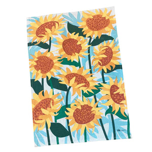 SUNFLOWERS 100% Cotton Tea Towel
