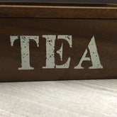 Acacia Wood Tea Box.