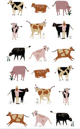 Dairy Cows 100% Cotton Tea Towel