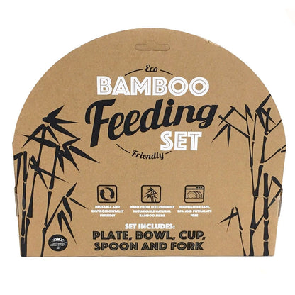 Zoo 5 Piece Eco-friendly Bamboo Dining Set.