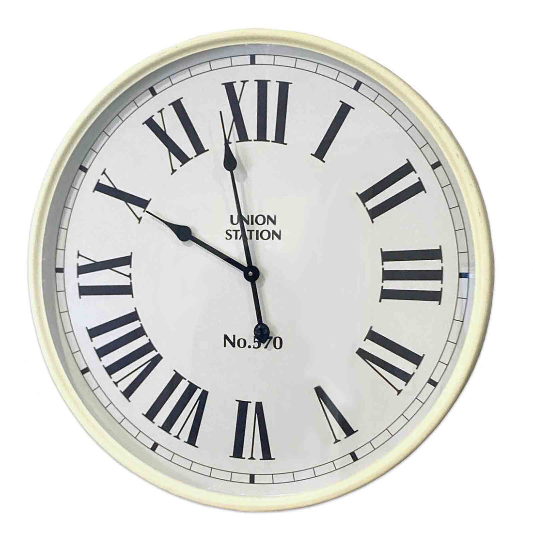 Union Station Metal Clock - 67cm