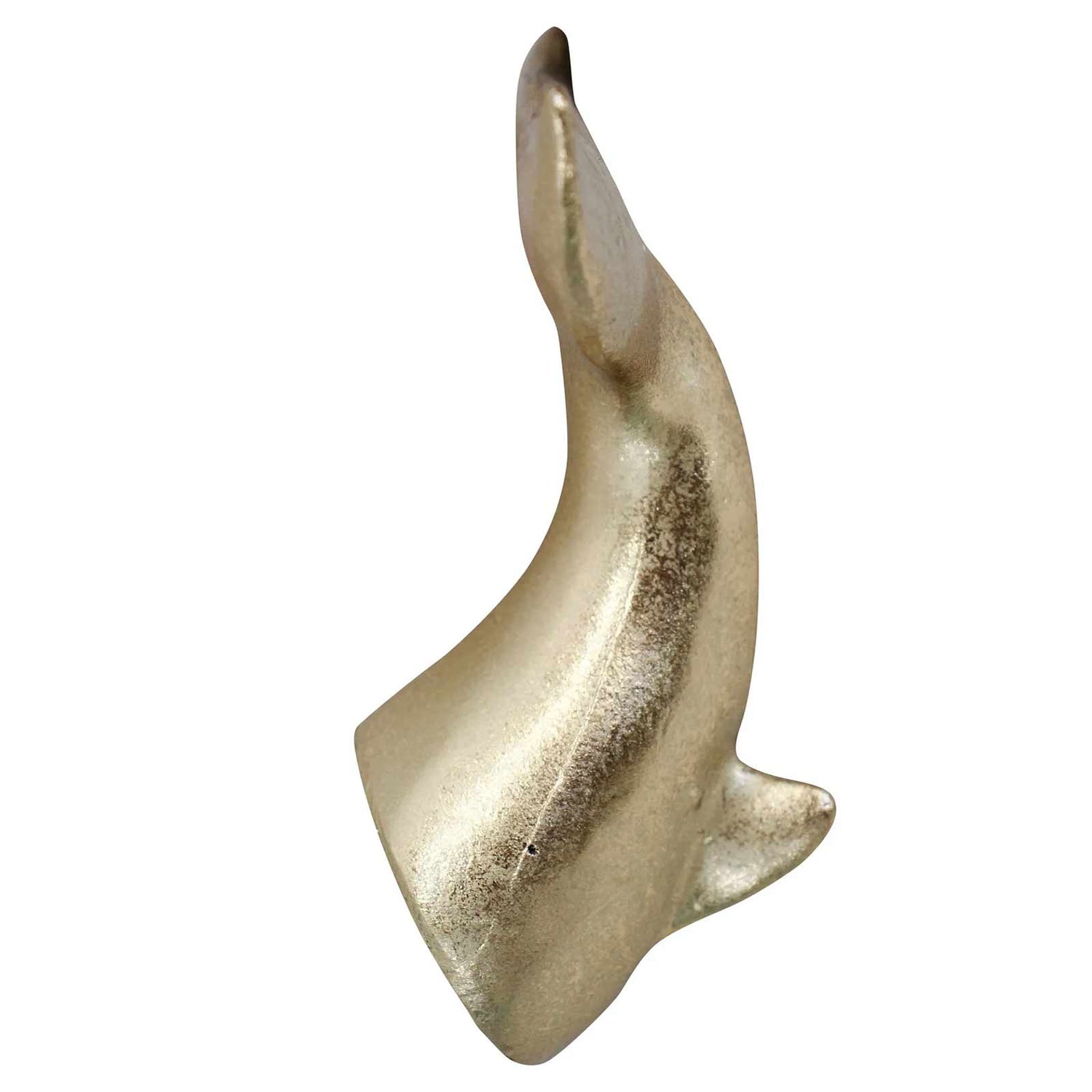 Gold Resin Whale Tail Wall Hook