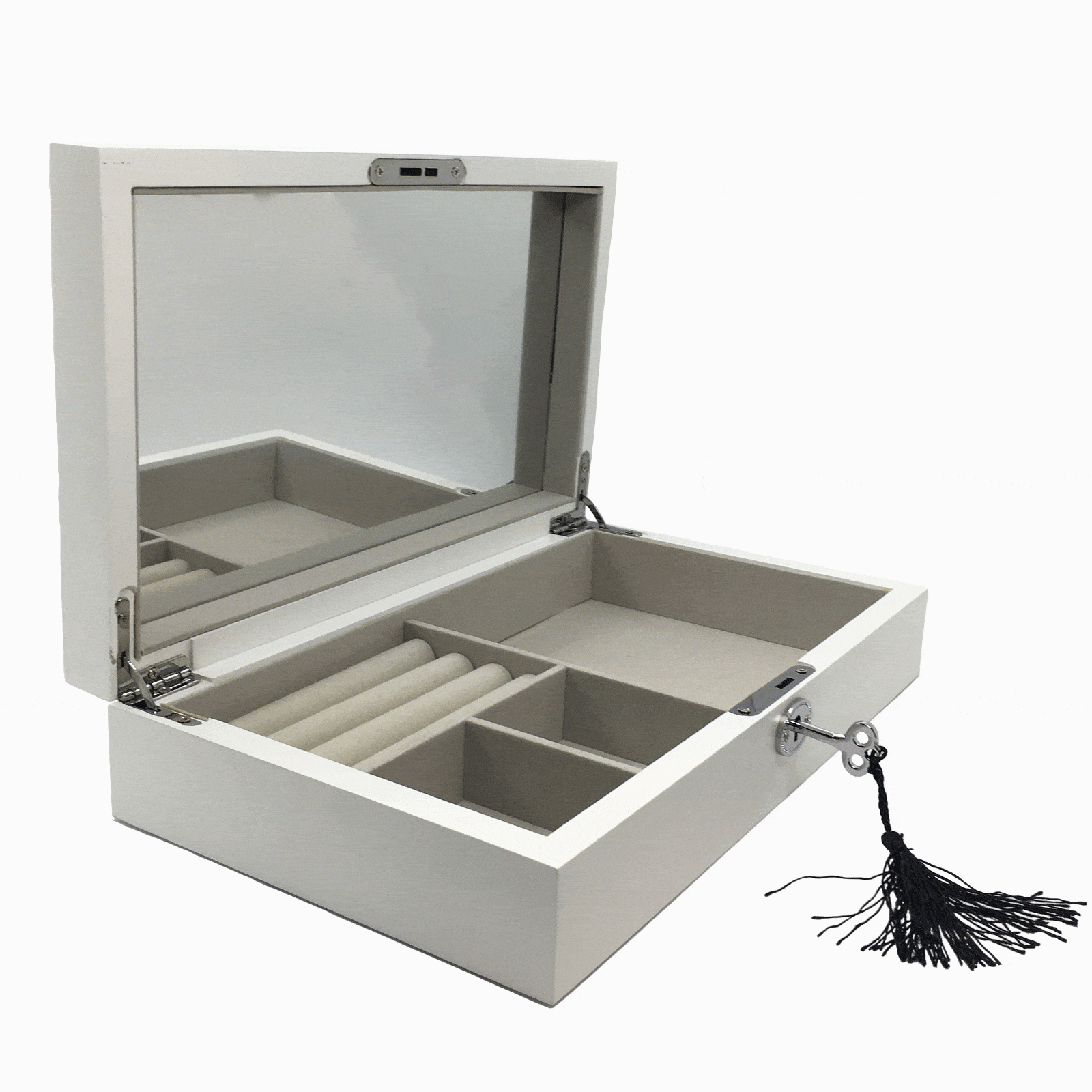 Large White Jewellery Box