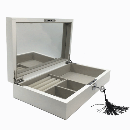 Large White Jewellery Box