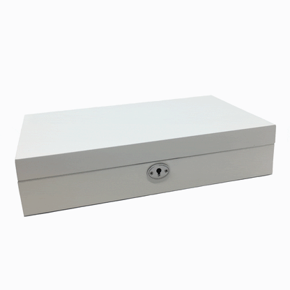 Large White Jewellery Box