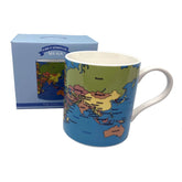 World Map Educational Coffee Mug