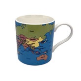 World Map Educational Coffee Mug