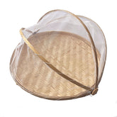 XL Mesh Food Cover with Bamboo Tray