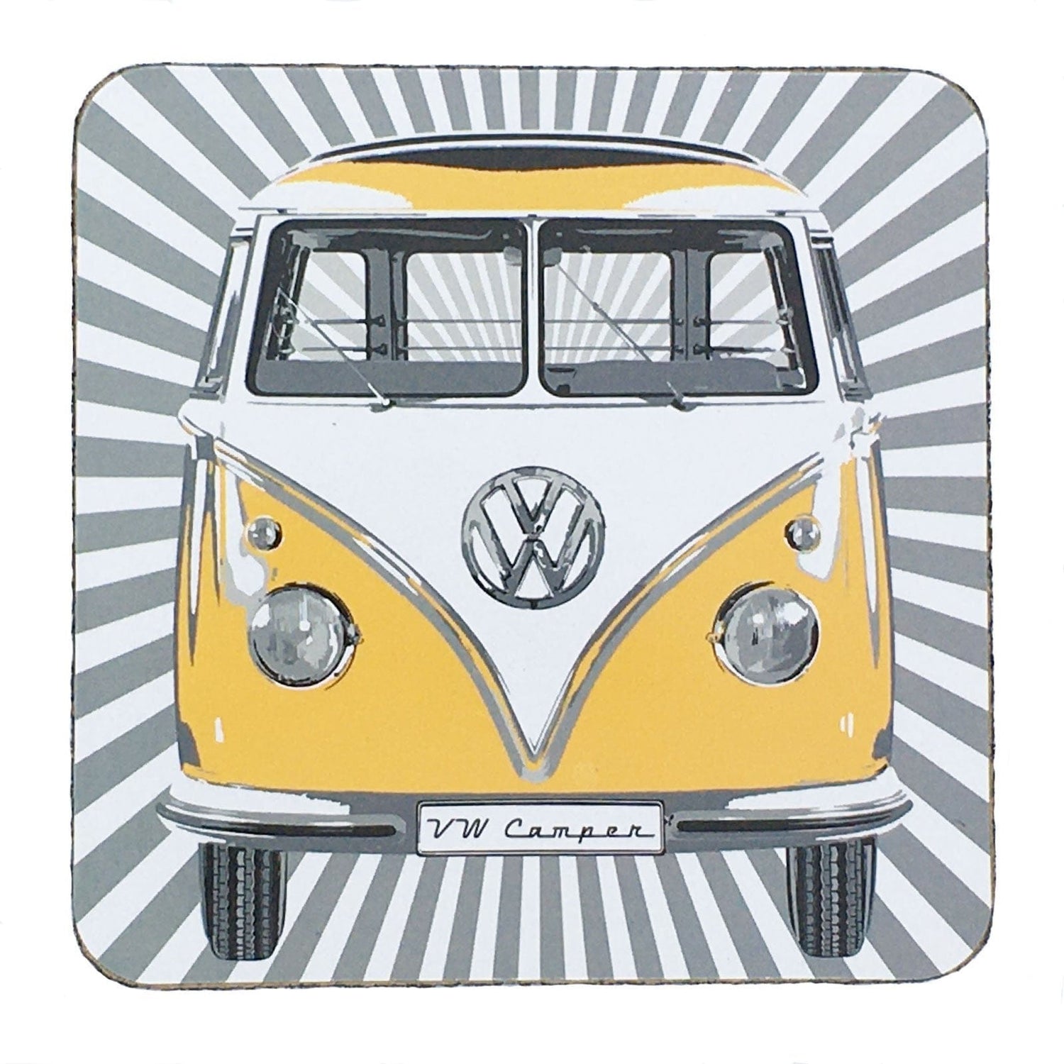 VW T1 Bus Coasters - Stripes - Set of 4.