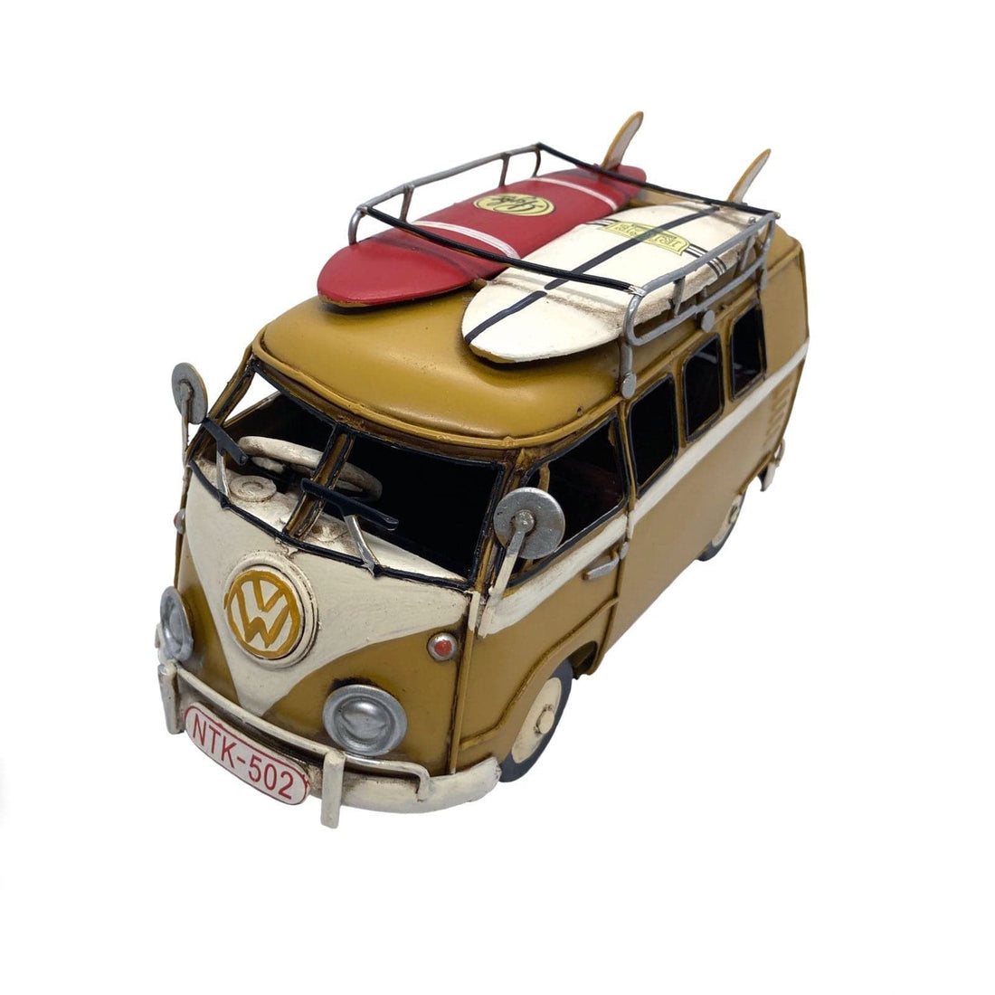 Officially Licensed 20cm Yellow Kombi with Surfboards