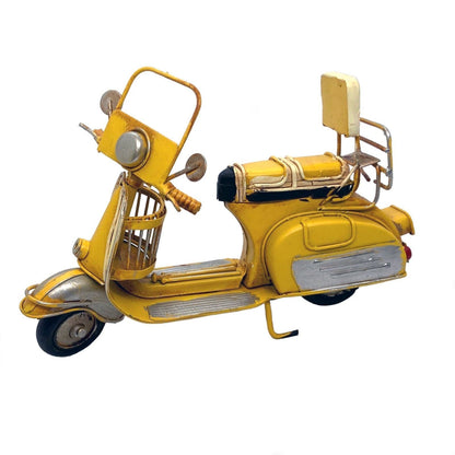 Yellow Tin Vintage Scooter