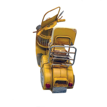 Yellow Tin Vintage Scooter