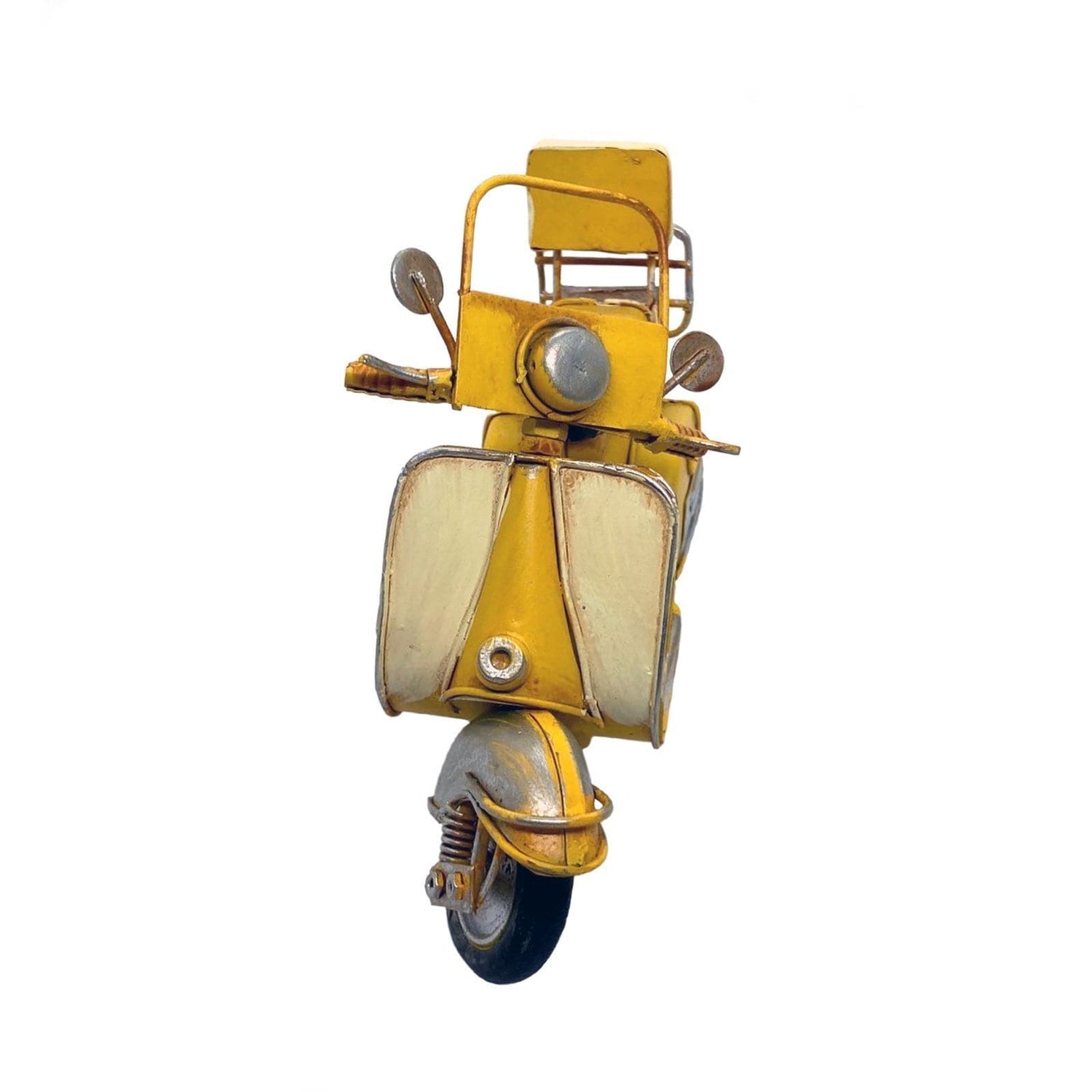 Yellow Tin Vintage Scooter