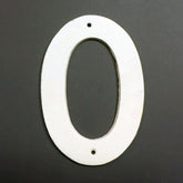 White Cast Iron House Numbers.