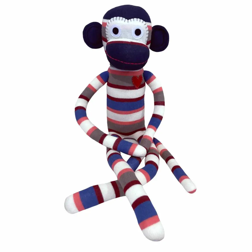 Bailey The Sock Monkey Plush Toy - Sock Monkey
