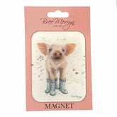 Bree Merryn Cuties in Booties Magnets - Penelope Pig Fridge Whiteboard Office Magnet