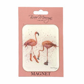Bree Merryn Cuties in Booties Magnets - Felicity & Flora Flamingo Fridge Whiteboard Office Magnet