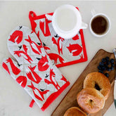 FOX Oven Mitt & Pot Holder Set - Hello Homewares