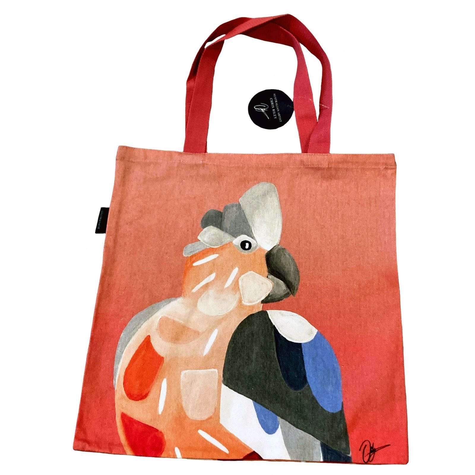 Pink Galah Tote Bag - Chris Riley Design.