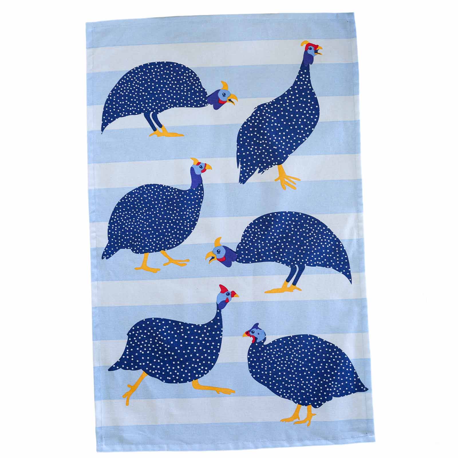 GUINEA FOWL 100% Cotton Tea Towel