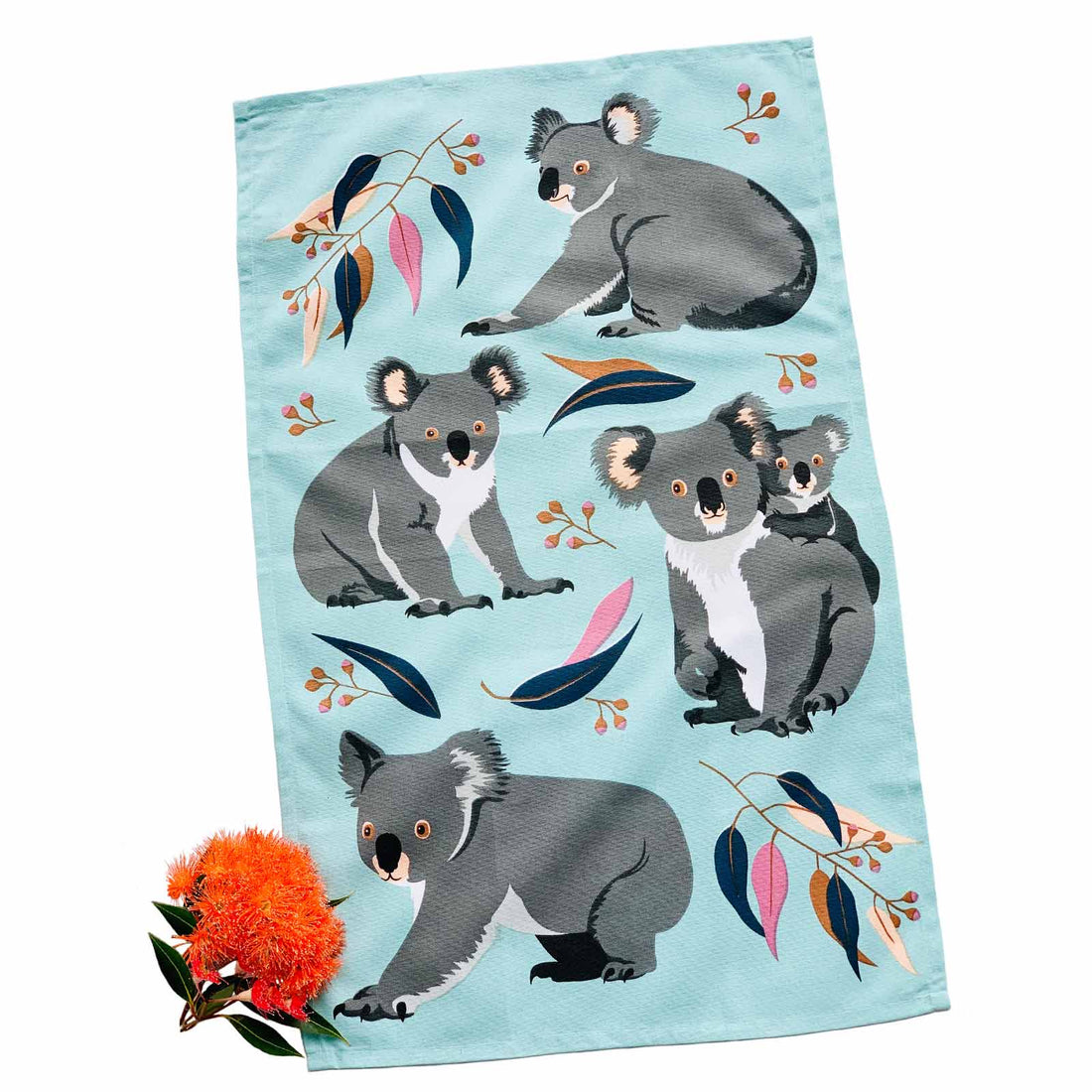 KOALAS 100% Cotton Tea Towel