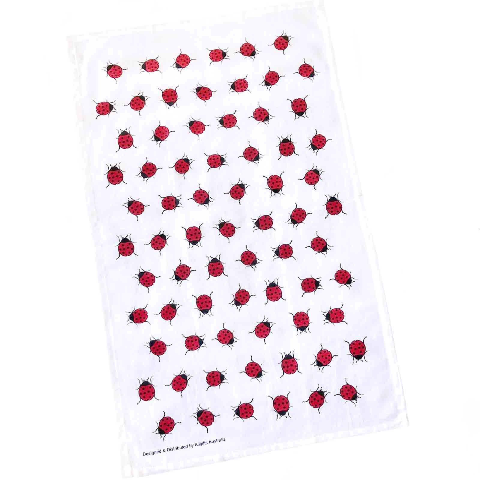 Ladybird 100% Cotton Tea Towel - Hello Homewares