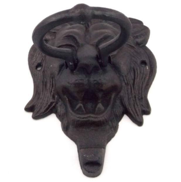 Lion Head Door Knocker.