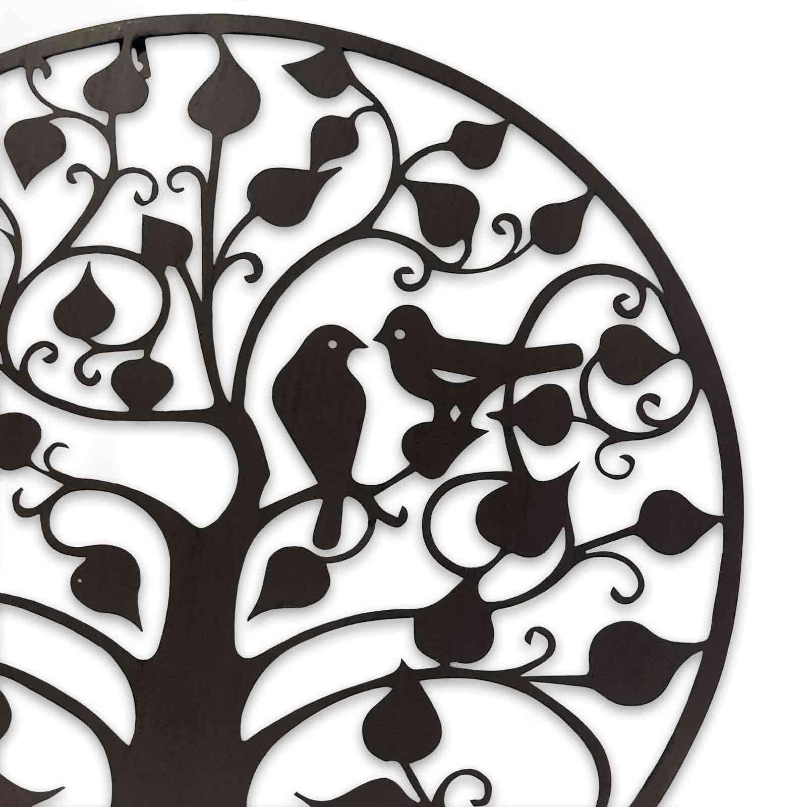 60cm Love Birds Round Wall Decor - Hello Homewares