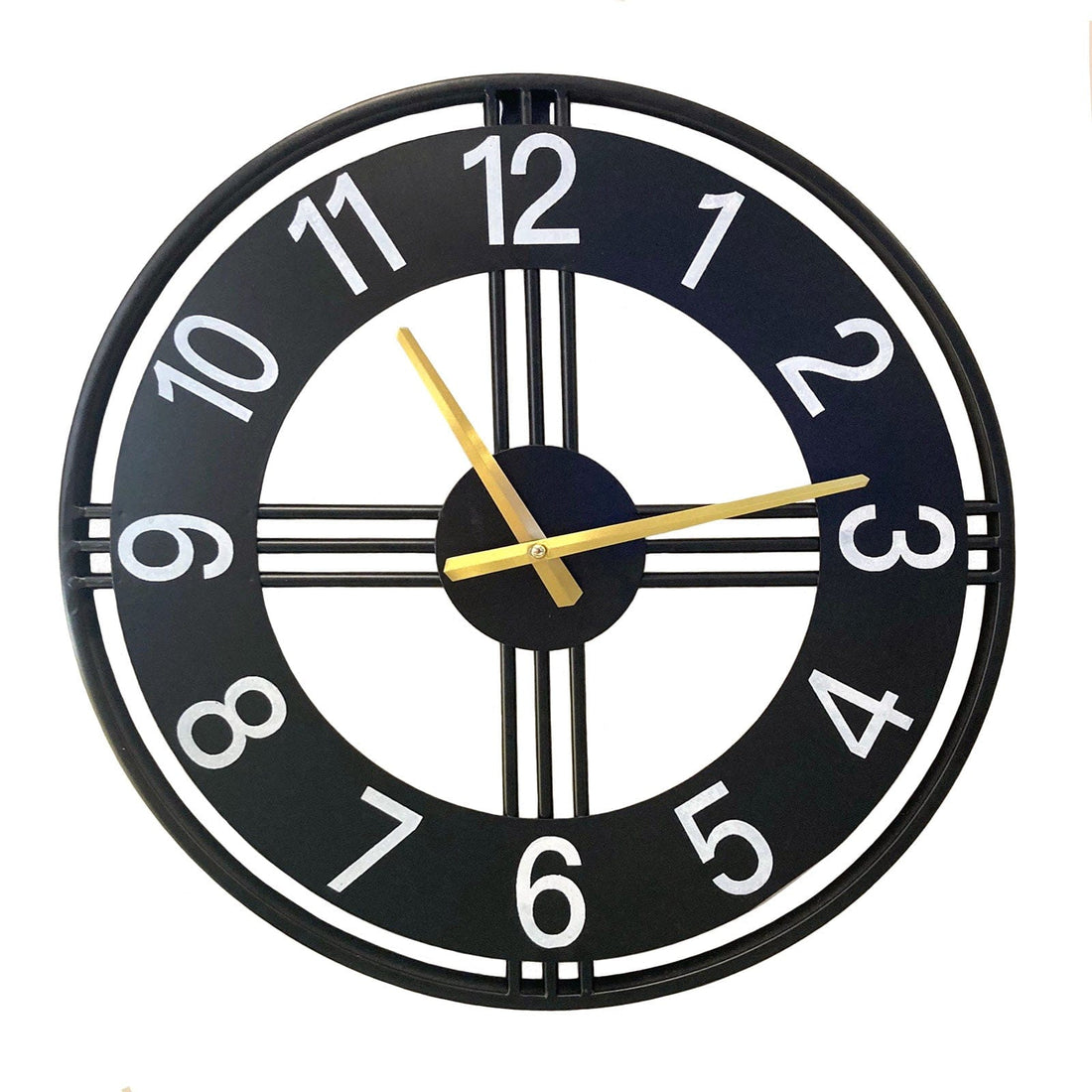 Black Open Frame Clock