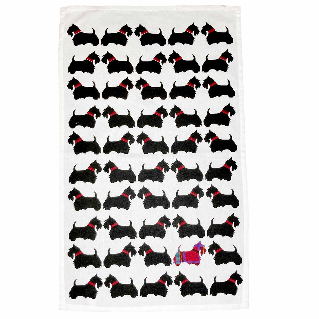 SCOTTIE DOG 100% Cotton Tea Towel