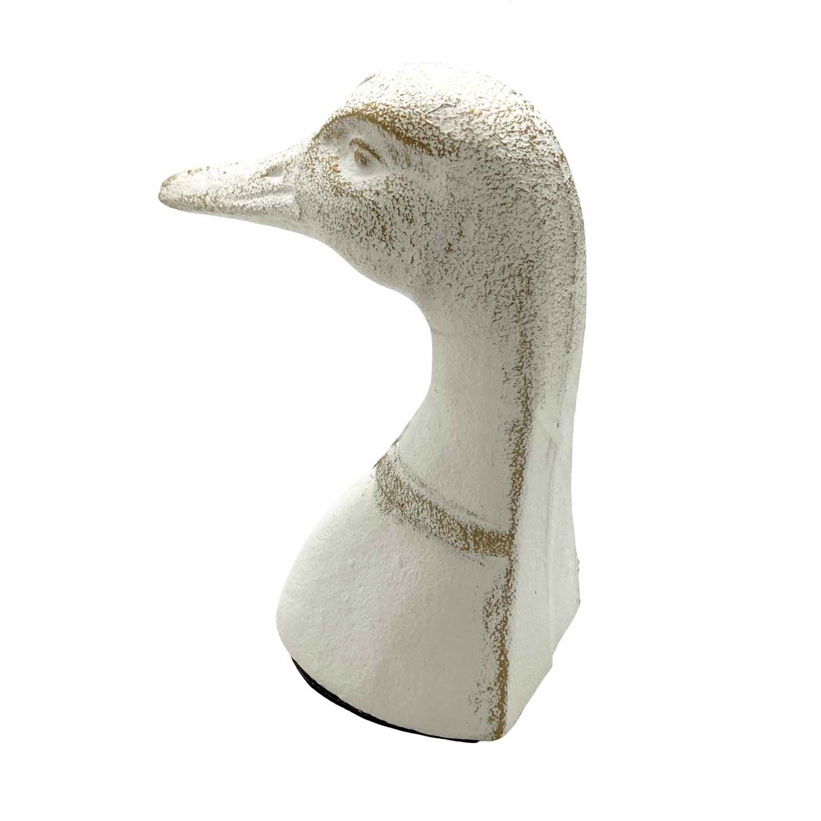 White Metal Duck Bookend - Single Sided Bookend - Bookends