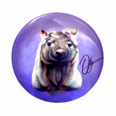 Wombat - Australian Animals Glass Magnet